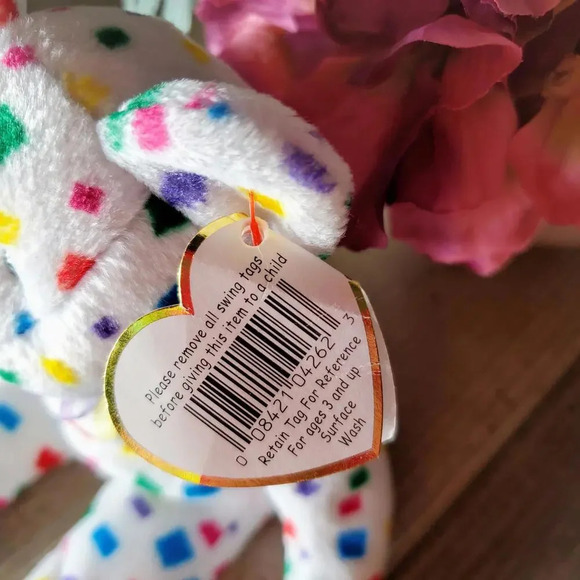 Ty 2K TY Beanie Baby Multicolored Bear Beanie Baby Original EUC 2000s - Picture 5 of 11